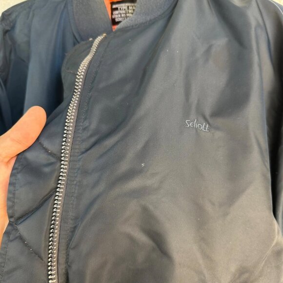 Schott NYC MA-1 Bomber Jacket – Classic Flight Jacket (Men's M) - Picture 4 of 8